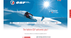 Desktop Screenshot of esf-valloire.com
