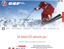 Tablet Screenshot of esf-valloire.com